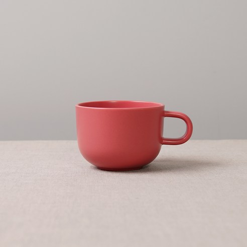 보울보울 국산 볼볼홈파티 커피잔 350ml, 로제핑크, 1개
