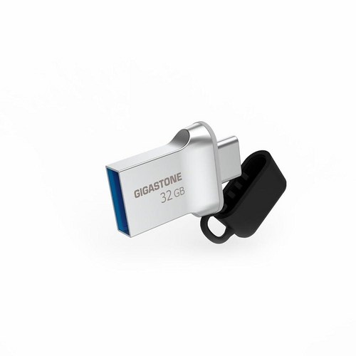 기가스톤 128GB 플래시 드라이브(5팩) Z30 USB 3.2 1세대 100MB/s 초고속 키체인 루프 카본 파이버 스타일 푸시 풀 디자인 데이터 스토리지 PC/Mac