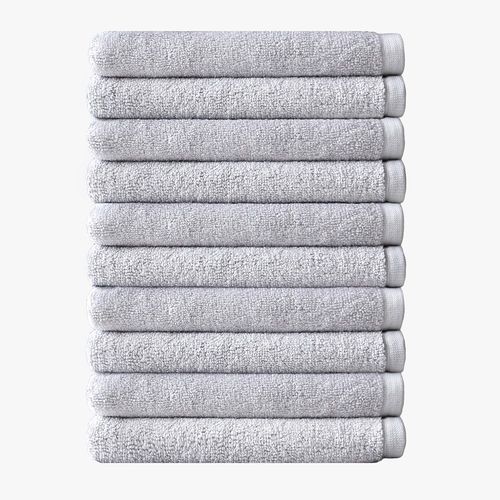 코튼랩 대나무섬유 호텔수건 뱀부타올 150g, 라이트그레이, 10개