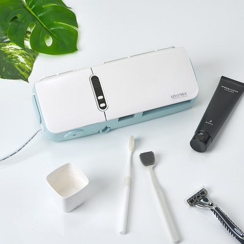 유토렉스 멀티큐브 칫솔 살균기 24시간 상시 케어 히팅 건조기 소독 양치컵 멀티큐브94