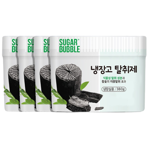 슈가버블 홈스토리 냉장고탈취제 380g, 380g, 4개