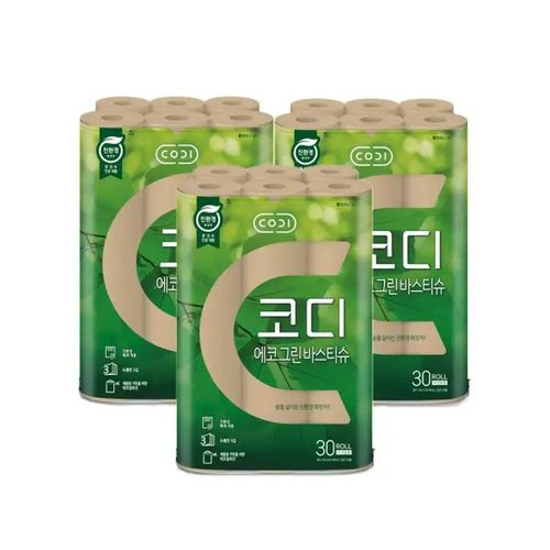 코디 코디 에코그린 화장지 30m30롤 3팩