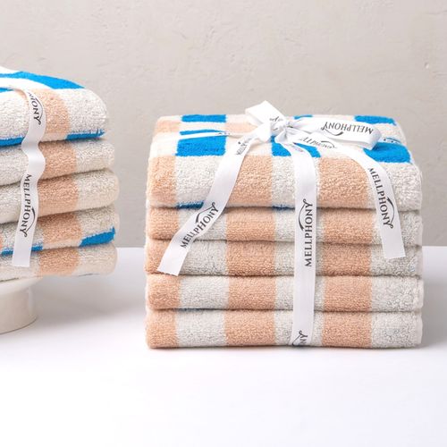 멜포니 대나무수건 200g 13종, 흡수력 우수한 고품질 오코텍스 뱀부타올, 5개, 8. 200g 어닝블루