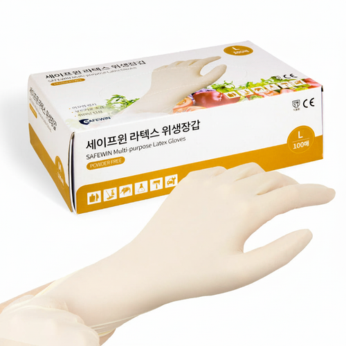 세이프윈 라텍스장갑 100매입