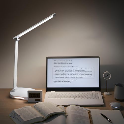 아크로 LED 스탠드 SLS-01 책상 스탠드 독서등 공부조명 무드등, 화이트