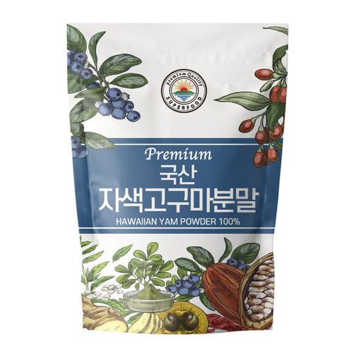 국산 자색고구마 분말 가루, 1개, 500g
