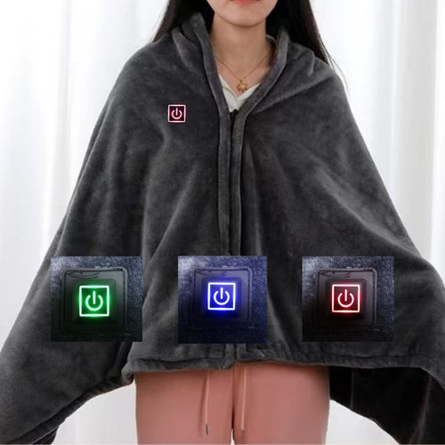 한일의료기 네모 휴대용 USB 전기요 1인용 온열담요 무선 캠핑용 전기담요 프리미엄 극세사 부드러운 차박 대형 찜질기