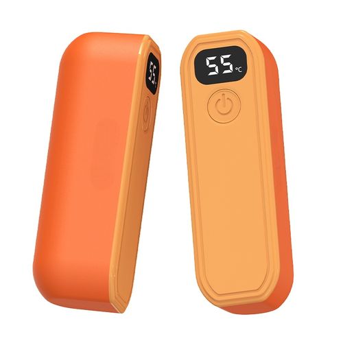 미니 분리형 자석 흡착 손난로, 휴대용 충전식 히터DSBCD338, 오렌지, 5000mAh