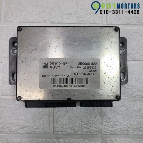 쉐보레 순정 중고부품 올란도 ECU 25192187 ABVY