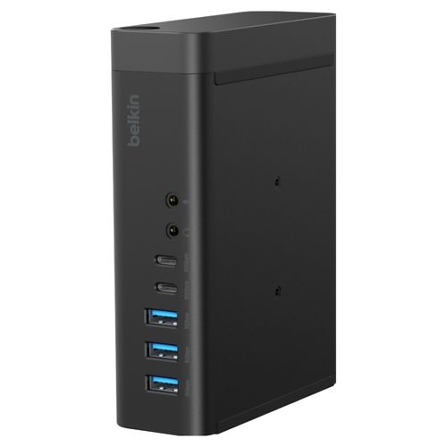 벨킨 connect USB-C 16 in 1 10Gbps 4K 60Hz DisplayLink 100W PD 트리플 디스플레이 독 INC026qcBK, 블랙, 1개