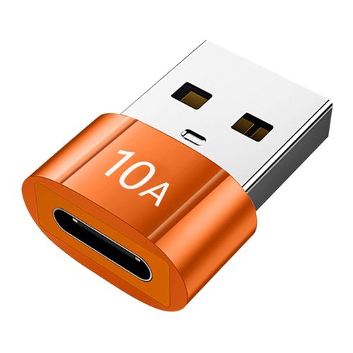 10A USB to Type-C 변환기 PD Nexus 5x6p Oneplus Macbook 용 고속 충전 데이터 케이블 여성용 Samsung S20 USBC OTG 커넥터