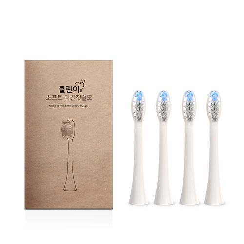 오아 클린이소프트 시리즈 리필 칫솔모 화이트 4p