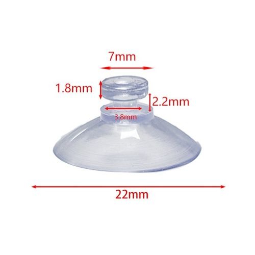 22mm 투명 큐방 흡착판 강력 고정 소형 흡착고리 유리창 차량용 12개입 장애인표식 장애인표지 아파트표식 아파트표지 앞유리부착