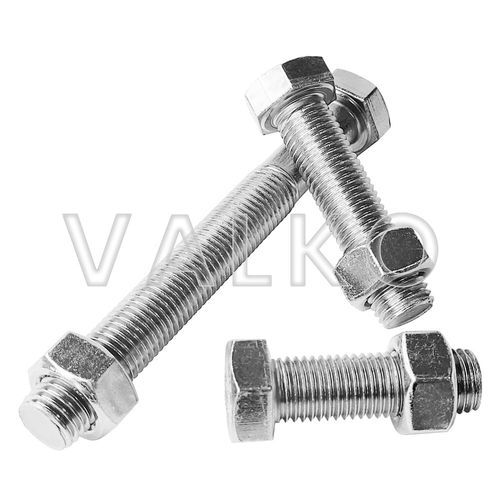 (기획) 스텐 육각 볼트+너트 M20 75mm 1세트 (국산 KS볼트)