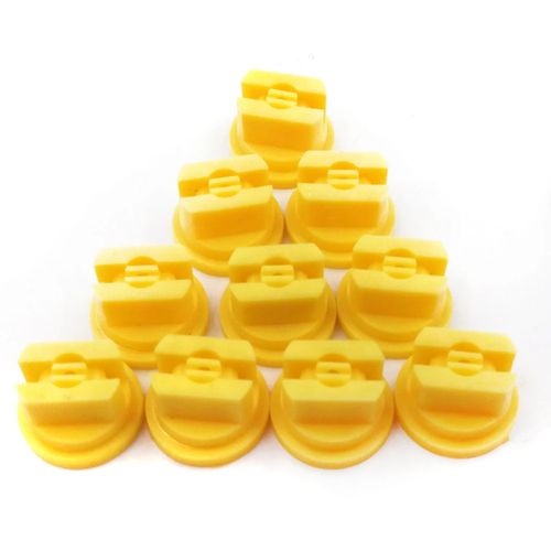 10 PCS 플랫 팬 스프레이 노즐 팁 붐 분무기 농업 관개 또는 청소용 TP 플라스틱 POM 팁 TPU