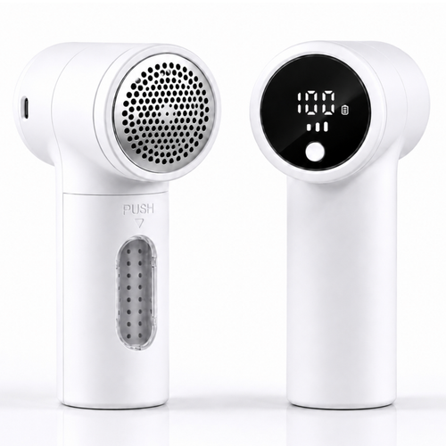 충전식 LED 보풀제거기 무선 휴대용 6중날 3단 조절 니트 코트 스웨터 옷 보푸라기 제거기