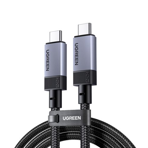 UGREEN 유그린 C타입 PD3.1 GEN3 240W 40Gbps USB4.0 고속충전 데이터 케이블 썬더볼트4 호환 8K60Hz 지원, 1개, 스페이스 그레이, 1m