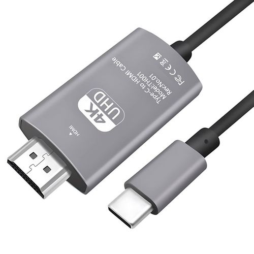 미러링케이블 C타입 TO HDMI 넷플릭스 TV 연결, 3M, 1개