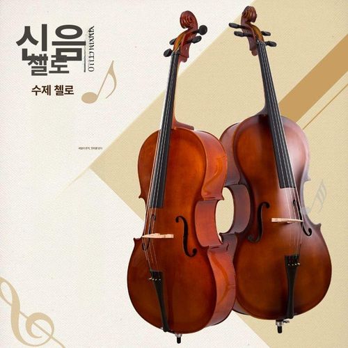 연습용 첼로 악기 교육용 레슨 연주 초보자 기본 무광