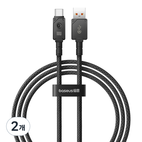 베이스어스 언브레이커블 내구성 고속충전 케이블 USB to Type-C 100W
