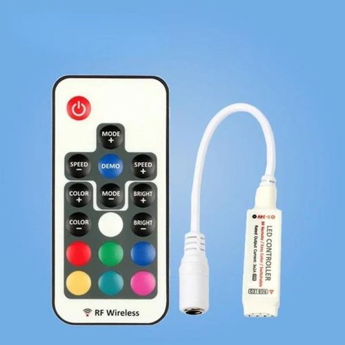 미니 Led RGB 원격 컨트롤러 DC5-24V 17key RF 무선 컨트롤러 5050 12A RGB Led 스트립 테이프 조명