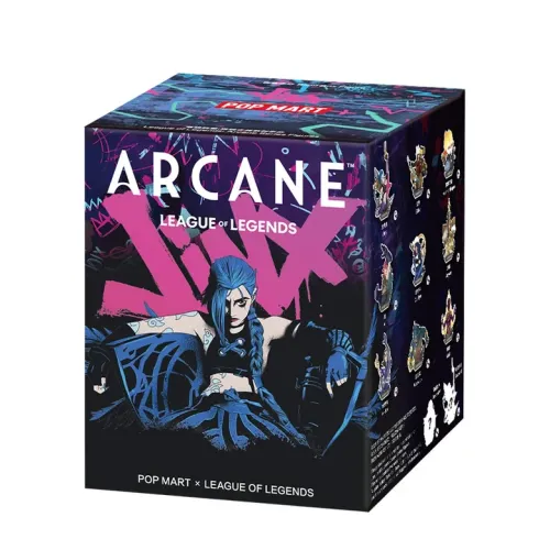 팝마트 리그 오브 레전드: 아크ane 시리즈 피규어 미스터리 박스 1PC/9PCS 블라인드 POPMART 당 2개 한정