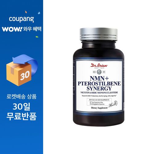 닥터브라이언 NMN + 프테로스틸벤 시너지 캡슐, 1개, 60정