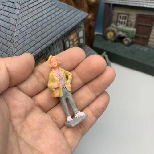 공작새조형물 실내 실외 미니어처 인형 미니 피규어 모래 테이블 원예 장식 DIY 분재 기사 수공예 선물 책상 조각