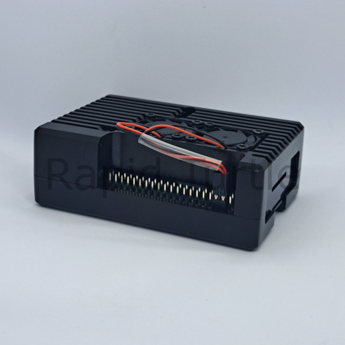 라즈베리파이4 듀얼 쿨러 알루미늄 케이스 RC4-A-001, 1개