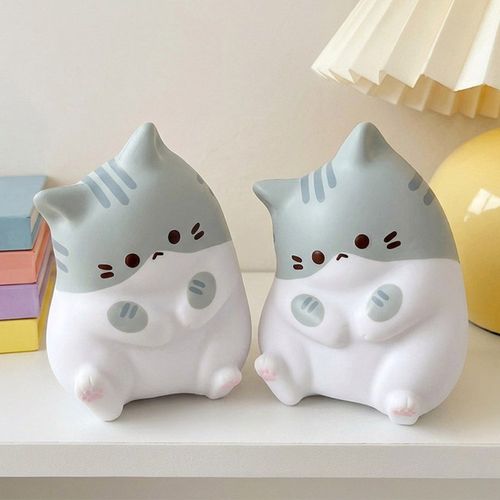미리모아 우주최강 말랑이 고양이 스퀴시, 2개, 12g, 그레이