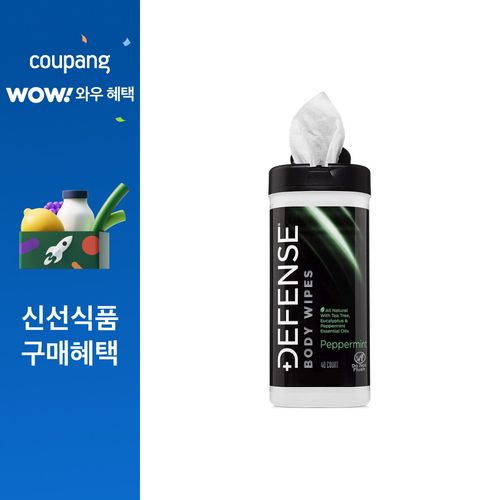 디펜스솝 바디 와이프 페퍼민트 40 매입, 1개