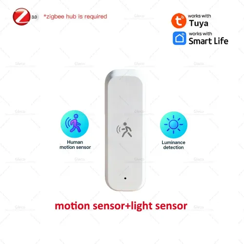 Zigbee 인간 PIR 모션 센서 옵션 조명/온도/습도 감지 5가지 유형 Tuya Smart Life/MQTT 홈 자동화에 사용