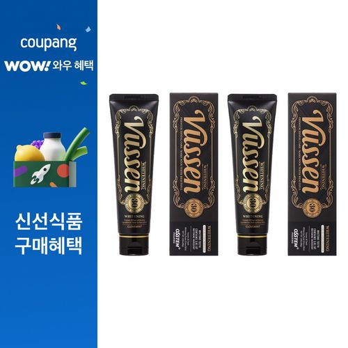 오스템 뷰센30 미백치약 클로브민트향, 2개, 80g