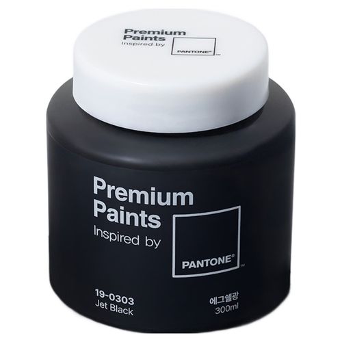 노루페인트 팬톤 에그쉘광 페인트 19-0303, Jet Black, 1개, 300ml