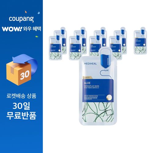 메디힐 더마플러스 알로에 마스크, 10개입, 1개