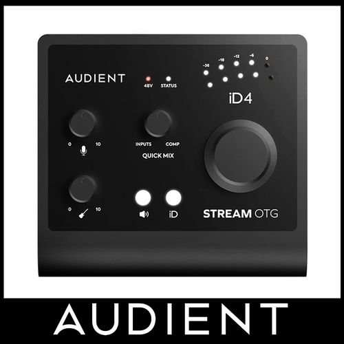 오디언트 iD4 Stream OTG 스트리밍 오디오 인터페이스 오인페, 혼합, AUDIENT iD4 (6in-4out)