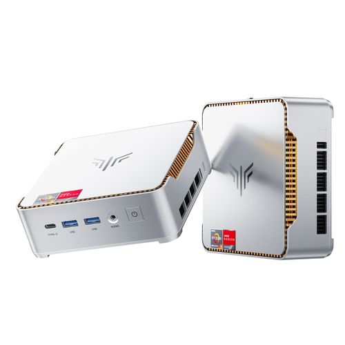 NIPOGI 미니 PC 게이밍 고성능/ AMD 라이젠 3 7330U CPU, 4코어 / 4스레드 최대 4.3GHz / WiFi5+블투4.2 초소형 게이밍 컴퓨터, P2, WIN11 Pro, 256GB, 16GB, 블랙