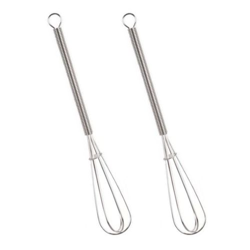 미니 핸드블렌더 스텐 거품기 1+1, 2개, 18cm