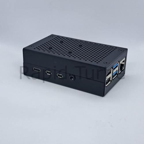 라즈베리파이4 알루미늄 쿨링팬 케이스, 라즈베리 쿨링팬 케이스, RC4-A-004, 1개