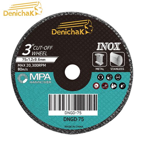 드니착 3인치 절단석 핸드 그라인더날 스텐 금속 75mm