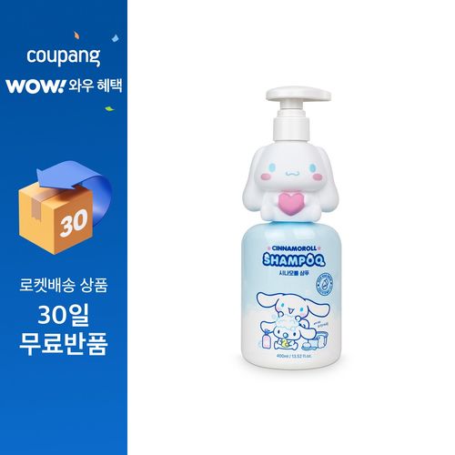 아텍스 시나모롤 약산성 샴푸 베이비파우더향, 400ml, 1개
