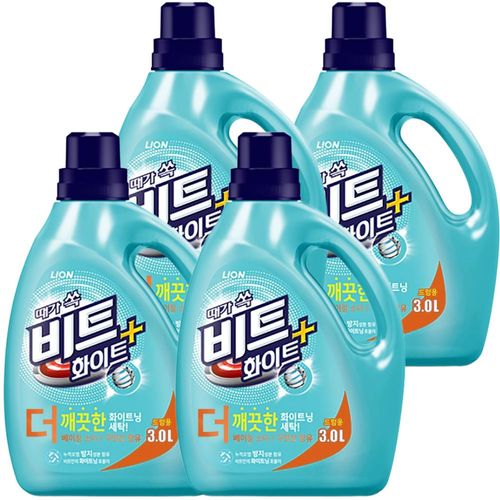 비트 화이트플러스 액체세탁세제 드럼용 3Lx4개