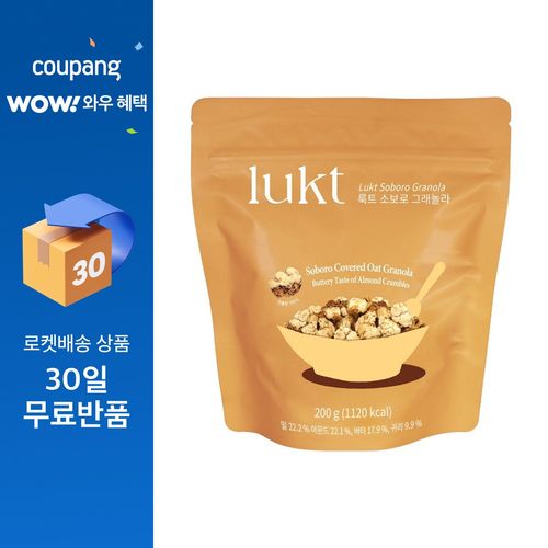 룩트 소보로 그래놀라 대용량, 200g, 1개