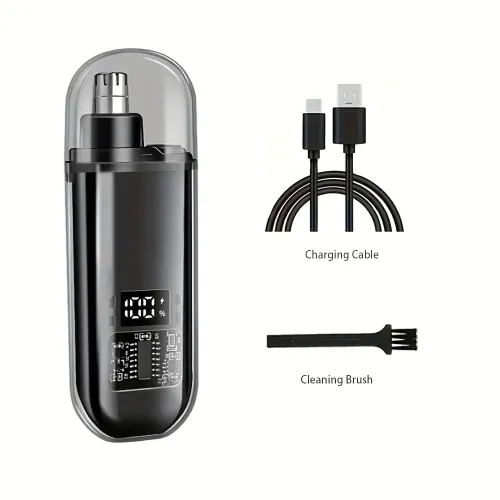 남성에게 USB 충전 코 귀 털 트리머 휴대용 전기 깎기 미니 소형 컴팩트 디자인