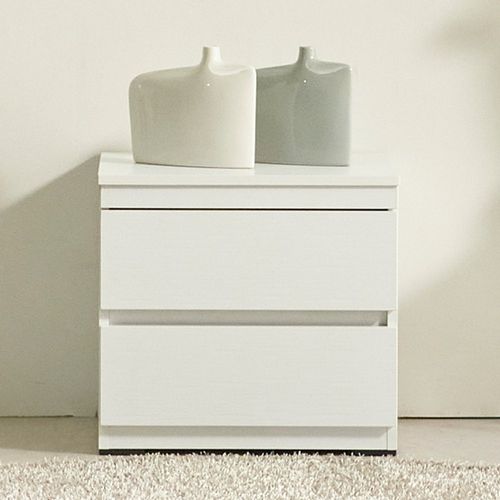 리츠데코 헤일리 모던 웨이브 450 2단 서랍장, 화이트