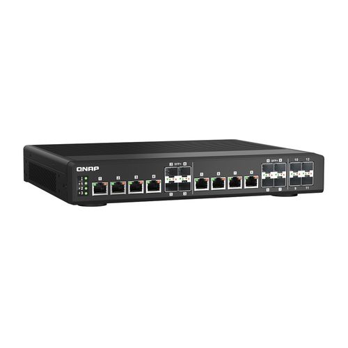 L2 10G기가비트 스위칭허브 12포트 4*SFP+ 멀티 LC광모듈 고속 미니GBIC 스위치 매니지먼트 랜선분배기, 단일상품, 1개