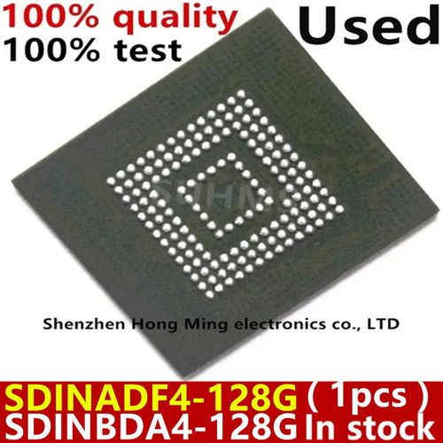 100 테스트 아주 좋은 제품 SDINADF4 128G SDINBDA4 UFS 5 1 128GB BGA153 EMMC 플래시 메모리 IC 칩셋 볼 포함