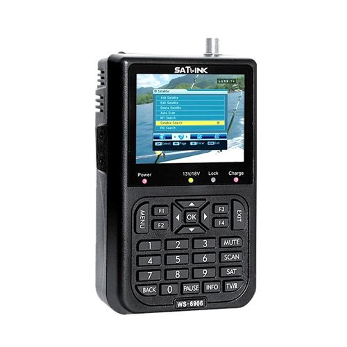 SATLINK WS6906 위성 파인더 TV 3.5인치 높은 선명도 휴대용 LCD 디스플