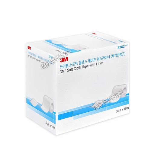 쓰리엠 소프트 클로스 테이프 위드 라이너 2762 천 반창고 JTC0076