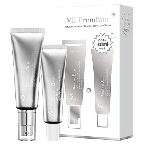 나인위시스 VB 프리미엄 톤업크림 SPF21 50ml+30ml, 화이트, 80ml, 1개